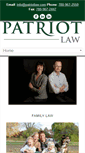 Mobile Screenshot of patriotlaw.com